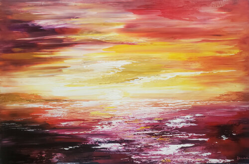 TEQUILA SUNSET von Tatiana Iliina, Malerei kaufen auf Singulart