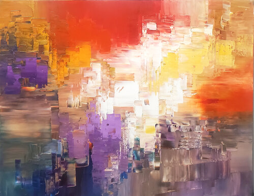 LIFE WITH LAUGHTER di Tatiana Iliina, Pittura in vendita su Singulart