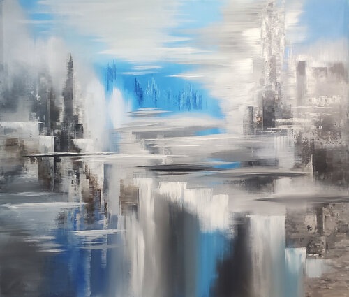 VIEW FROM OLYMPUS de Tatiana Iliina, Pintura a la venta en Singulart