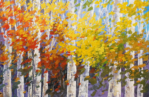 COUNTRY CRAYONS de Tatiana Iliina, Pintura a la venta en Singulart