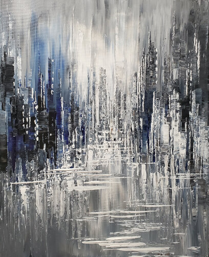 TWILIGHT TOWERS de Tatiana Iliina, Pintura a la venta en Singulart