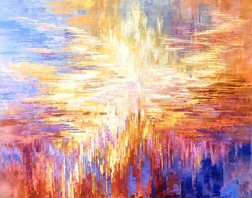 RAYS OF AN ANCIENT SUN by Tatiana Iliina, Painting for Sale on Singulart