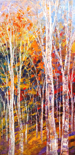 RUSSET HOLLOW by Tatiana Iliina, Painting for Sale on Singulart