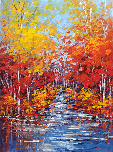 FLAMBOYANT par Tatiana Iliina, Peinture en vente sur Singulart