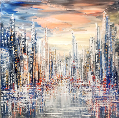 COASTAL CRYSTAL von Tatiana Iliina, Malerei kaufen auf Singulart