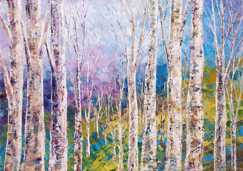 BIRCHBURY WOOD de Tatiana Iliina, Pintura a la venta en Singulart