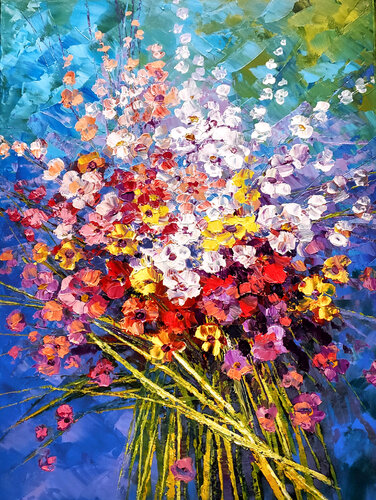 PICKED AT A PICNIC by Tatiana Iliina, Painting for Sale on Singulart