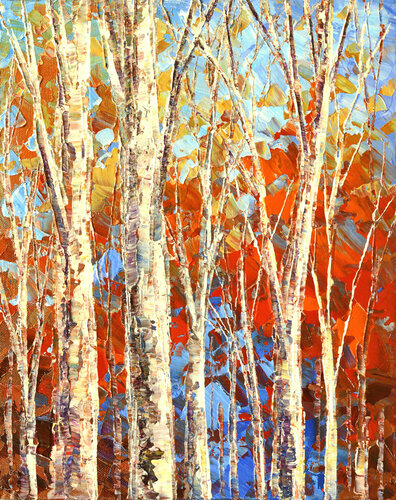 A CRIMSON TOUCH par Tatiana Iliina, Peinture en vente sur Singulart