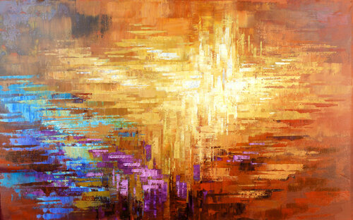 ANCIENT SUNSET par Tatiana Iliina, Peinture en vente sur Singulart