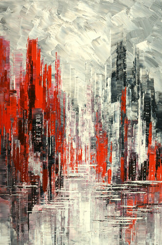 SOURCE OF ASTONISHMENT par Tatiana Iliina, Peinture en vente sur Singulart