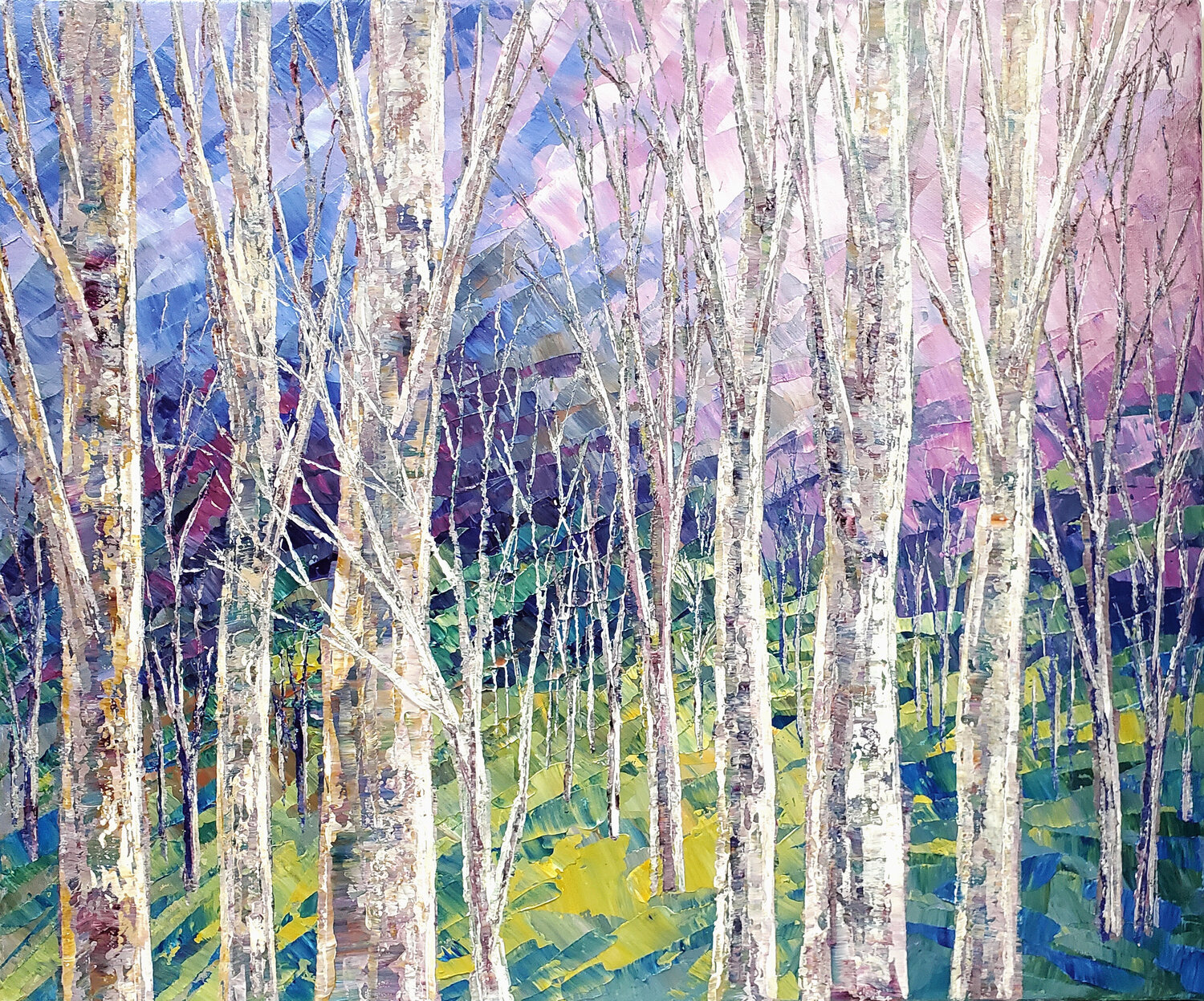 SONGBIRD SEASONS Tatiana Iliina Originalgemälde zu verkaufen