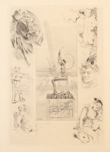 La Lyre by Félicien Rops, Print for Sale on Singulart
