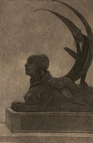 Le Sphinx by Félicien Rops, Print for Sale on Singulart