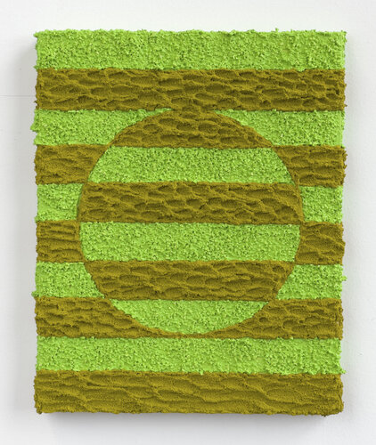 Border Exchange Studies (Dark Green & Light Green) di Carlos Rosales-Silva, Pittura in vendita su Singulart