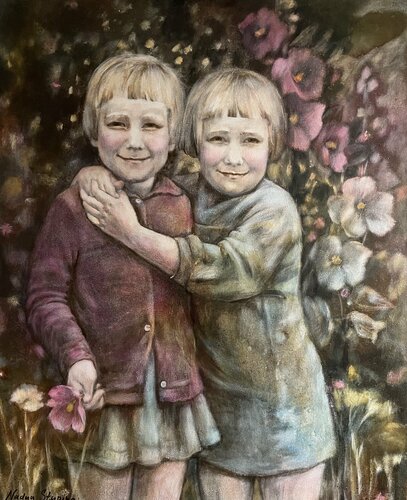 Twins de Nadezda Stupina, Pintura a la venta en Singulart