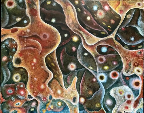 Micro&Macro. Another world. van Nadezda Stupina, Schilderij te koop op Singulart
