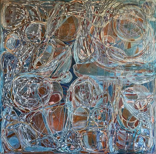 Micro&Macro. Insomnia. van Nadezda Stupina, Schilderij te koop op Singulart