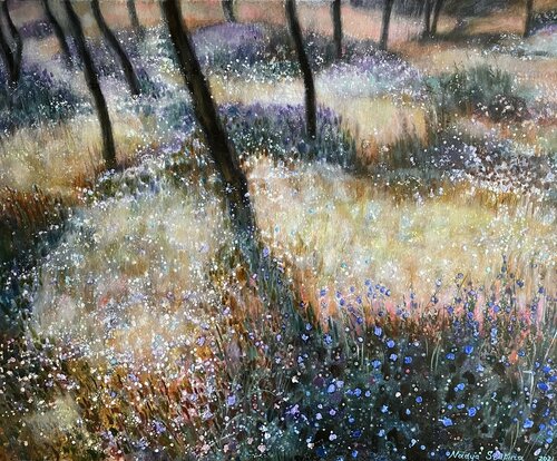 Soft glades by Nadezda Stupina, Painting for Sale on Singulart