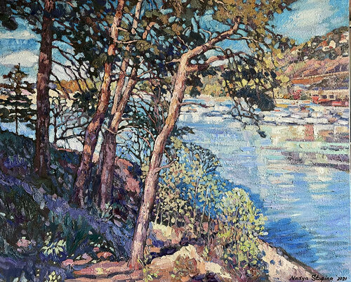 Pine trees on Ulvøya. Nadezda Stupina