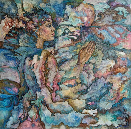 Lady of the winds di Nadezda Stupina, Pittura in vendita su Singulart