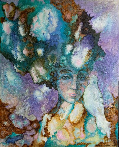 Dove di Nadezda Stupina, Pittura in vendita su Singulart