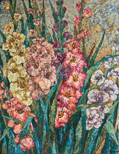 Gladioluses by Nadezda Stupina, 회화 for Sale on Singulart