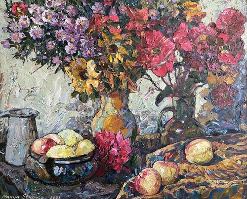 August by Nadezda Stupina, 회화 for Sale on Singulart