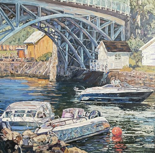 Walking under the bridge Nadezda Stupina