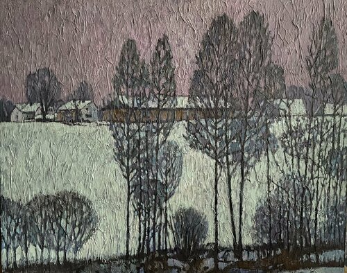 Pink sky van Nadezda Stupina, Schilderij te koop op Singulart