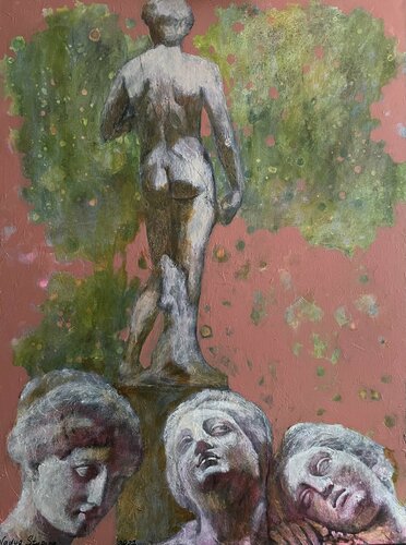 Antique melodrama di Nadezda Stupina, Pittura in vendita su Singulart