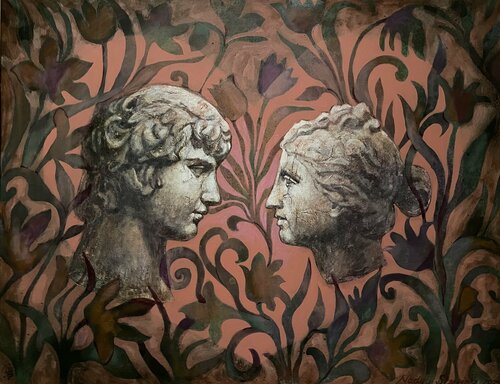 Love story di Nadezda Stupina, Pittura in vendita su Singulart
