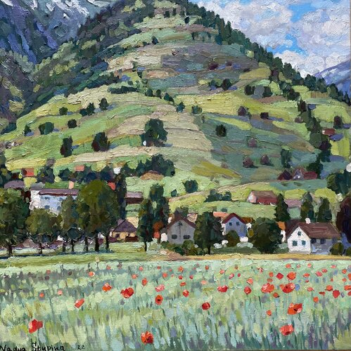 Patchwork mountain In Grabs Nadezda Stupina