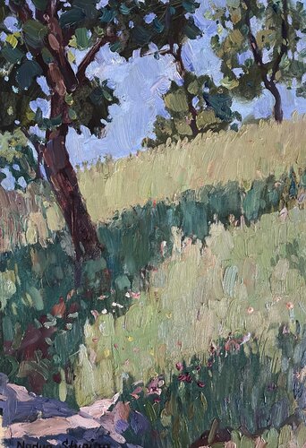 The road up by Nadezda Stupina, Work on Paper for Sale on Singulart