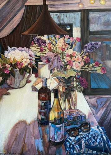 After party par Nadezda Stupina, Peinture en vente sur Singulart