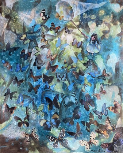 The little huntress par Nadezda Stupina, Peinture en vente sur Singulart