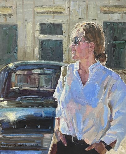 In the rays of the Maltese sun di Nadezda Stupina, Pittura in vendita su Singulart
