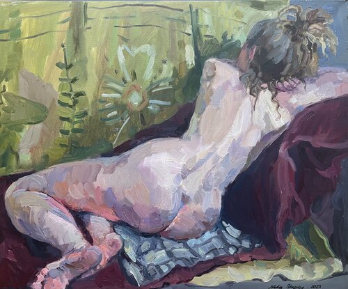 Nude model van Nadezda Stupina, Schilderij te koop op Singulart