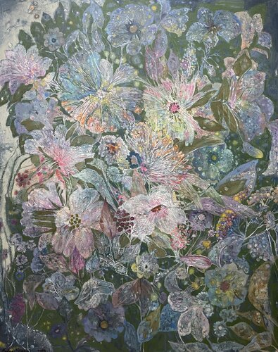 Flowers of Eden 1 von Nadezda Stupina, Malerei kaufen auf Singulart