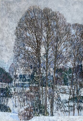Winter Brenna van Nadezda Stupina, Schilderij te koop op Singulart