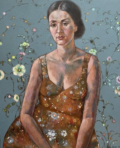 Mysterious stranger by Nadezda Stupina, Painting for Sale on Singulart