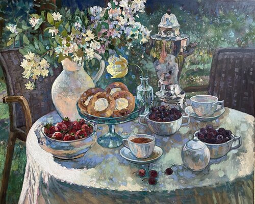 Breakfast at the dacha Nadezda Stupina