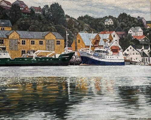 Yellow harbour Nadezda Stupina
