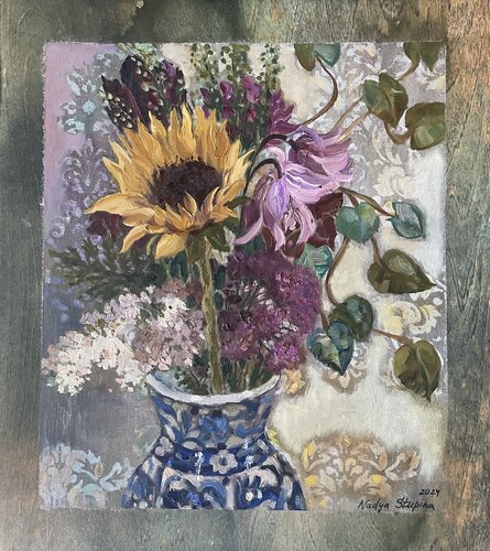 Bouquet with sunflower Nadezda Stupina