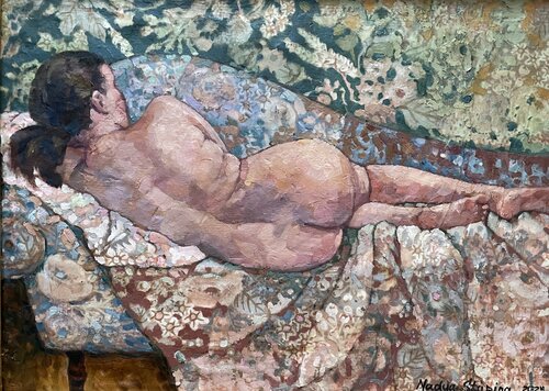 Art Deco model Nadezda Stupina