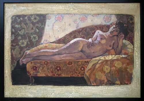 Morris’s lover 3 par Nadezda Stupina, Peinture en vente sur Singulart