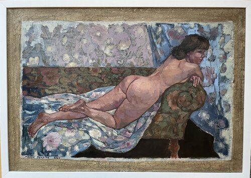 Lying Julia by Nadezda Stupina, Painting for Sale on Singulart