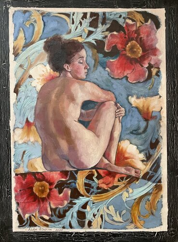 Morris’s lover 6 de Nadezda Stupina, Pintura a la venta en Singulart