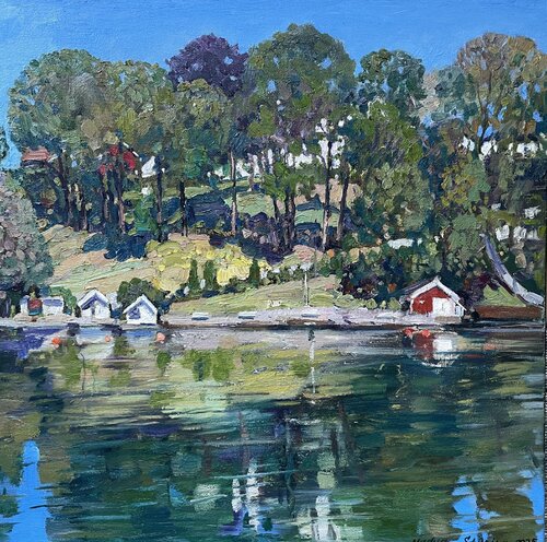 Paddehavet by Nadezda Stupina, 회화 for Sale on Singulart