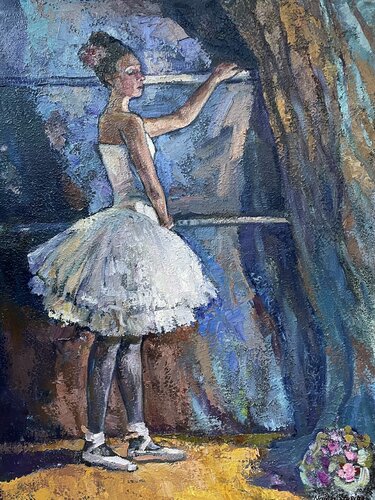 Ballet performance( Charlotte) de Nadezda Stupina, Pintura a la venta en Singulart
