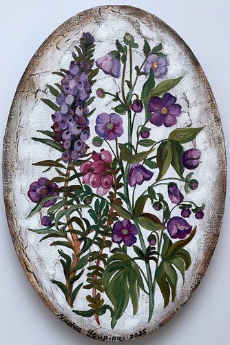 Botany 8 by Nadezda Stupina, Painting for Sale on Singulart